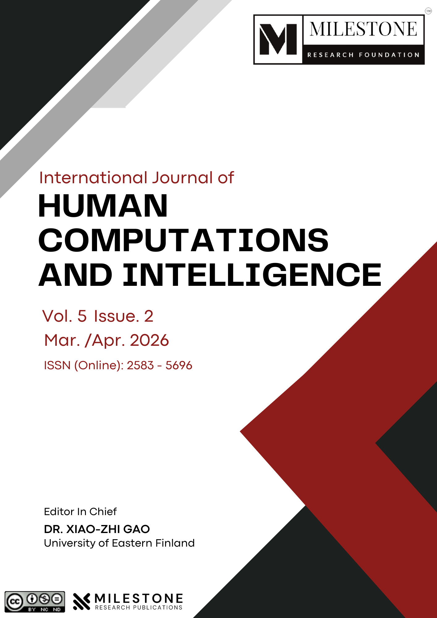 					View Vol. 5 No. 1 (2026): March/April :  Issue - 2
				